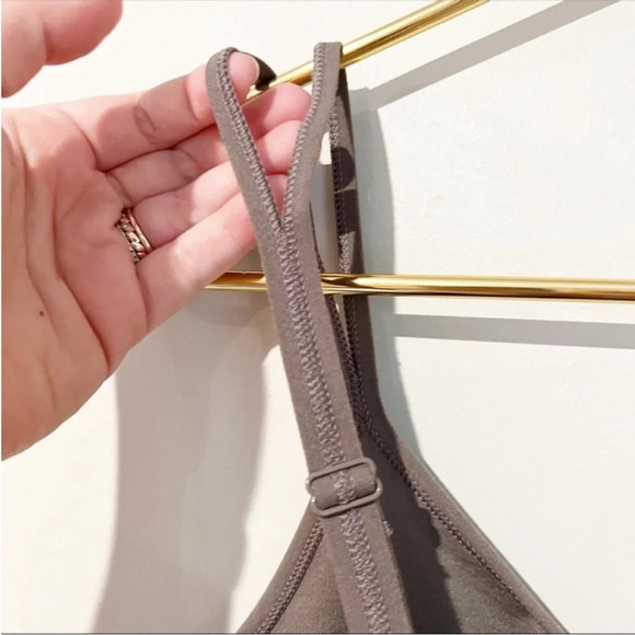 Stella McCartney adidas SET cement mushroom color essential studio tights & tank - Picture 13 of 15